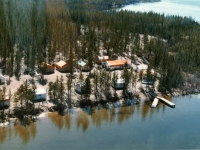 Camp Life at Reed Lake, NWT  -D. Manchak built dock