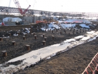 Power Line Substation Pile Caps